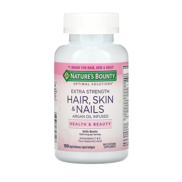 Nature's Bounty Hair Skin Nails 5000Mcg Softgels 150'S