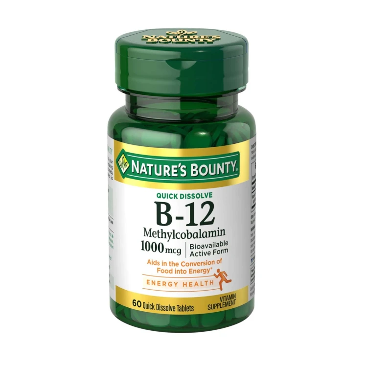 Nature's Bounty B 12 Methylcobalamin 1000 mcg Tablet 60'S