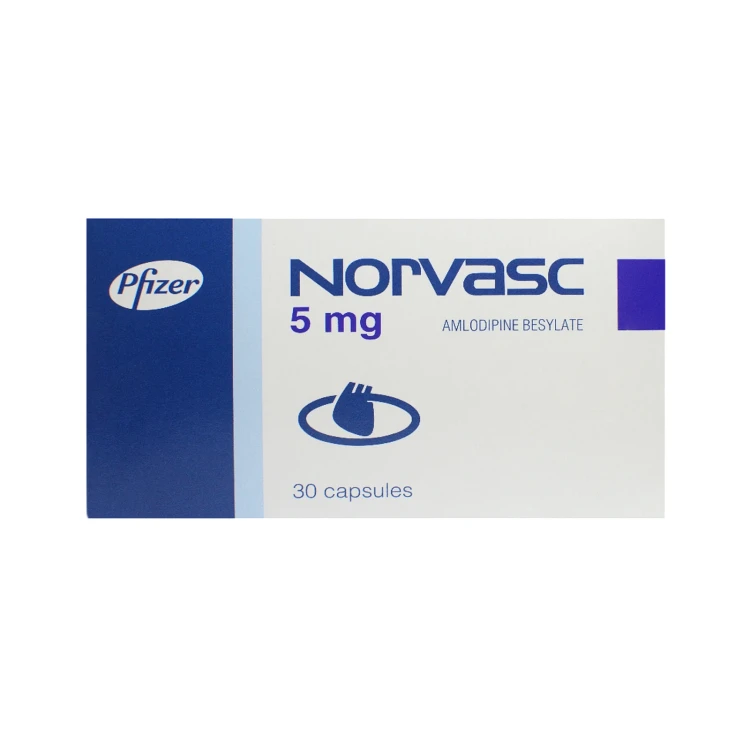 Norvasc Capsules 5Mg 30's