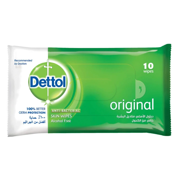 DETTOL WIPES 10 PES