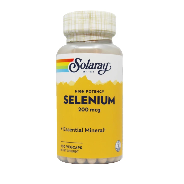 Solaray Selenium 200mcg Caps 100's