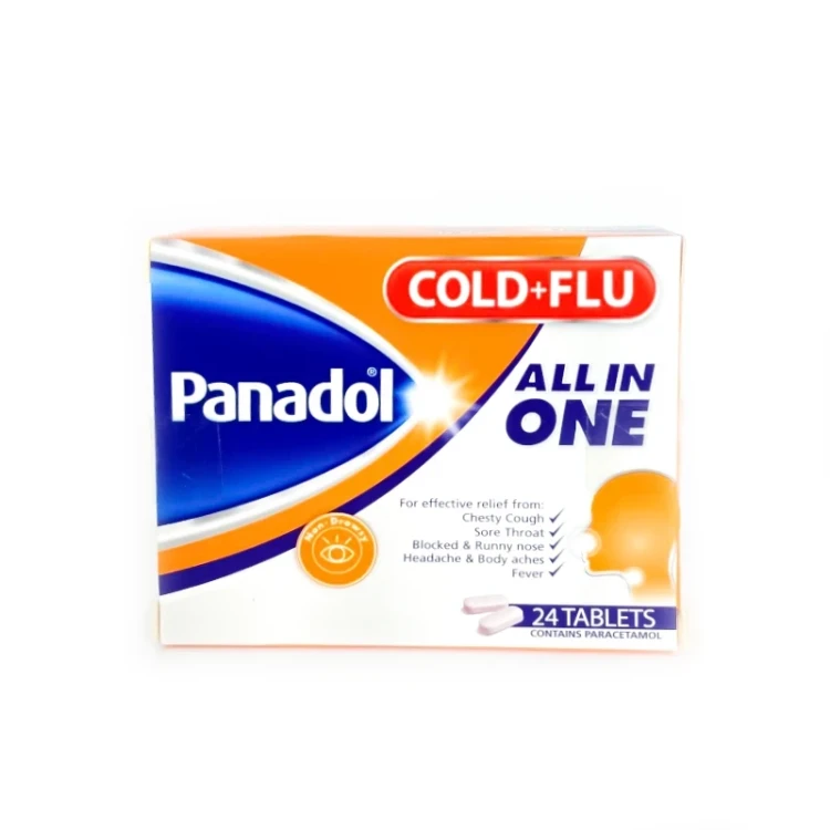 Panadol Cold & Flu All in One 24 Tablet