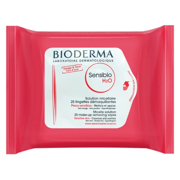 Bioderma Sensibio H2O Wipes 25's