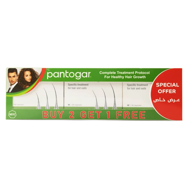 Pantogar Caps OFFER 2+1 FREE 3*90''S