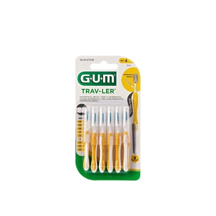 Butler Gum Traveller 1.3m Interdental Brush 6's 1514
