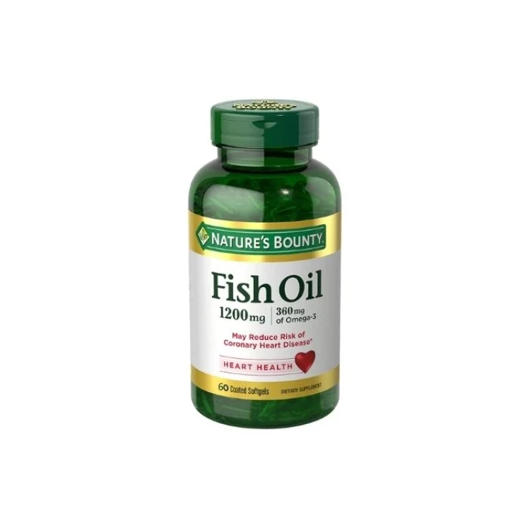 Nature's Bounty Fish Oil 1200Mg Softgels 60'S