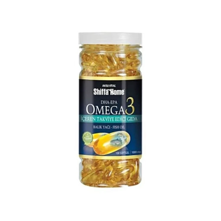 Shiffa Home Omega 3 1000 MG Cap 100's