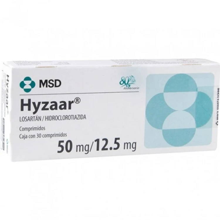 Hyzaar Tablets 50/12.5Mg 30's