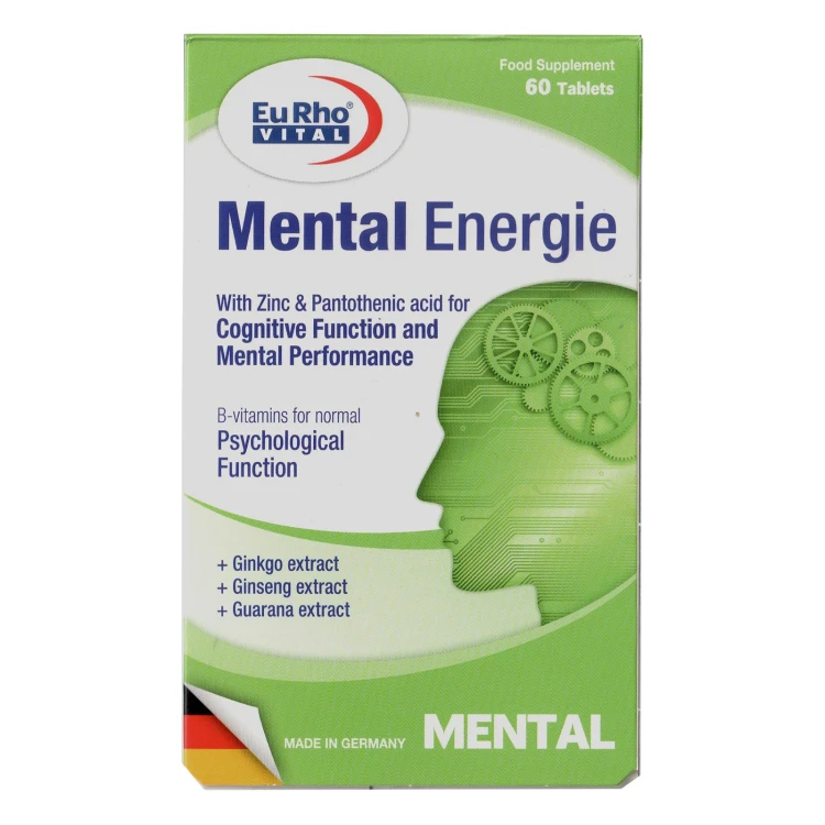 EuRho-VITAL Mental Energie 60 Tablets