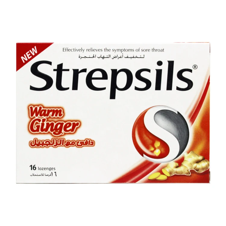 Strepsils Warm Ginger Loz 16'S