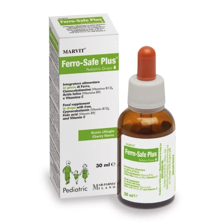 FERRO SAFE PLUS DROPS BY MARVIT 30ML