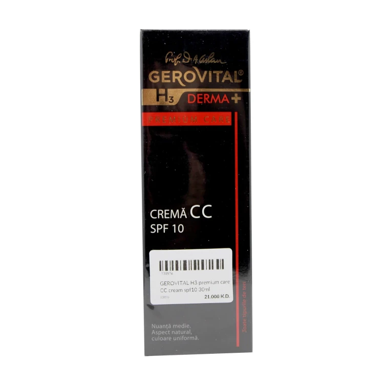 GEROVITAL H3 premium care CC cream spf10 30ml