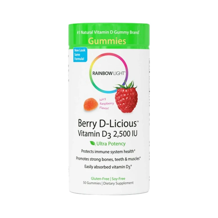 Rainbow Light Berry Gummies Vit D3 2500 I.U 50'S