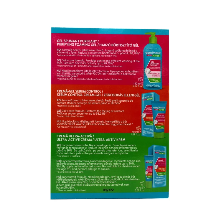 جيروفيتال بكج كامل لعلاج حب الشباب