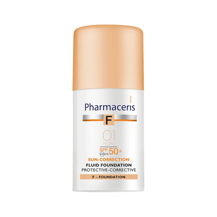 Pharmaceris F- Protective-Corrective Fluid Foundation SPF50+(Ivory 01)