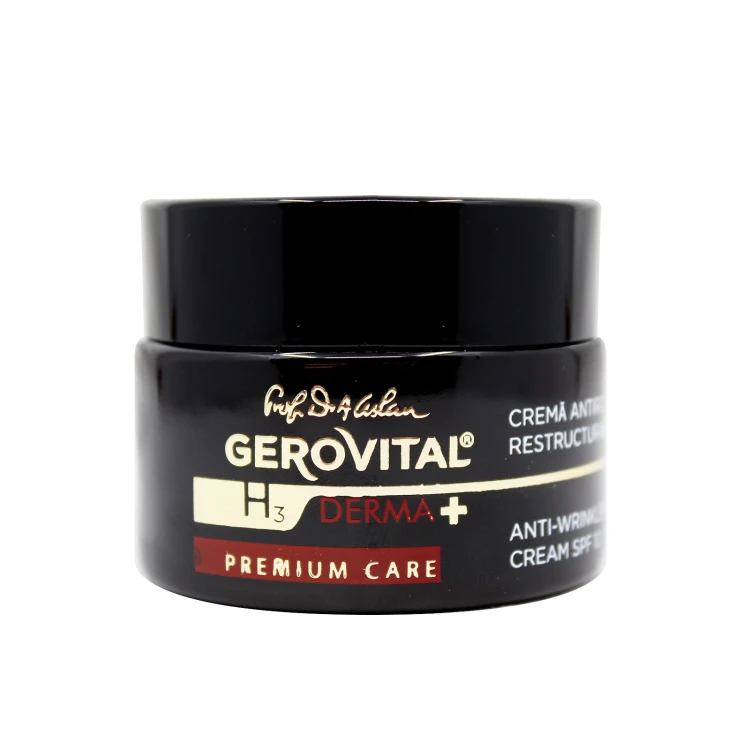 جيروفيتال H3 بريميوم كير المضاد للتجاعيد بعامل وقاية من أشعة الشمس 10 كريم 50 مل
