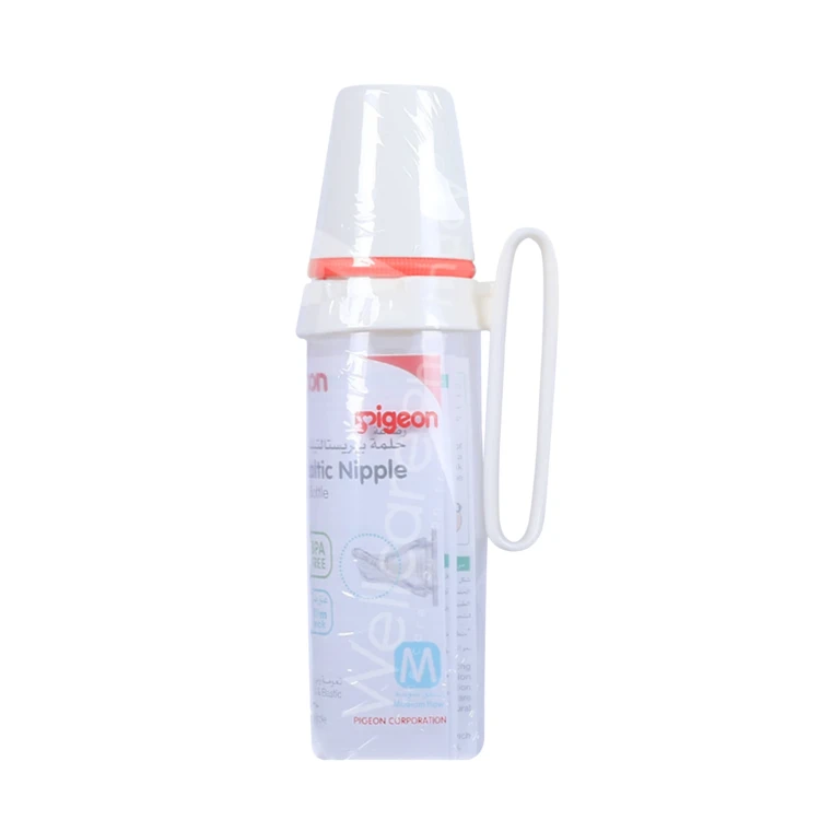 PIGEON PLASTIC NURSER 240ML WITH HAND