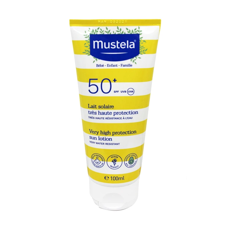  موستيلا لوشن حماية عالية من الشمس بعامل حماية 50+ 100 مل