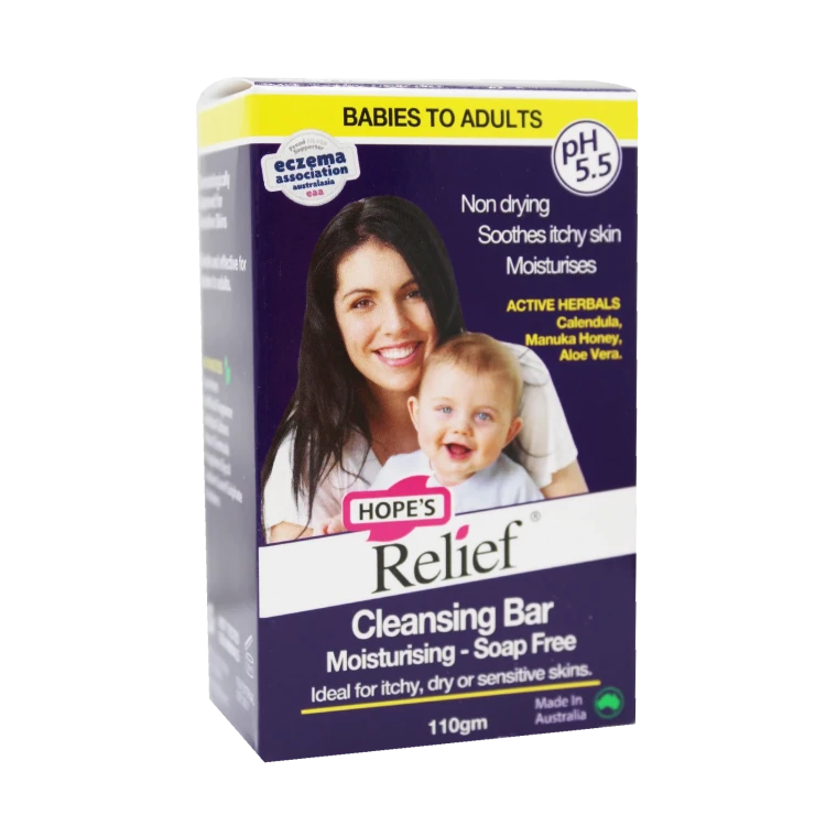 HOPES RELIEF Cleansing Bar Soap free 110gm