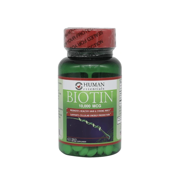 Human Essentials Biotin 10,000 mcg Tabs 60'S