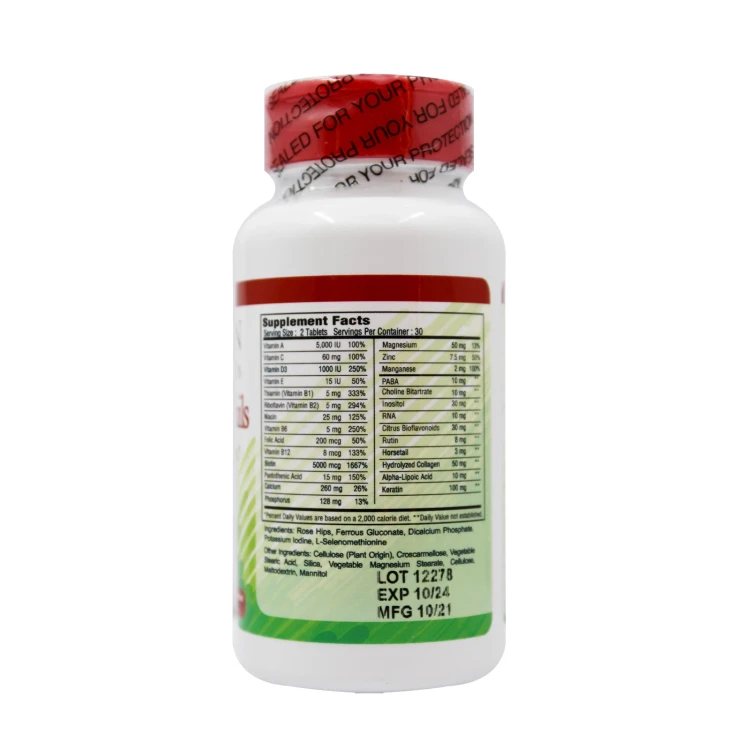 Human Essentials Hair, Skin and Nails with Biotin 5000mcg Tab 60'S
