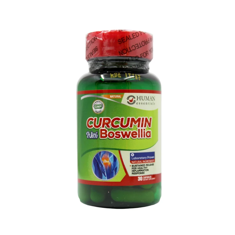 Human Essentials Curcumin with Boswellia Caps 30'S