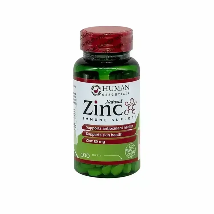 Human Essentials Zinc 50mg 100's Tablets