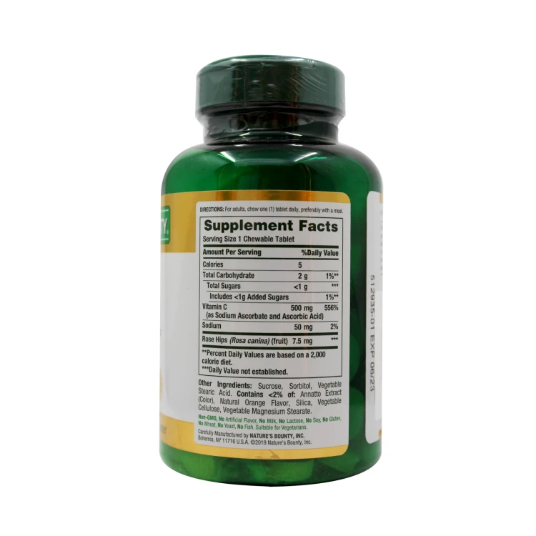 Natures Bounty Vitamin C-500 Mg W/Rh 90'S 203880