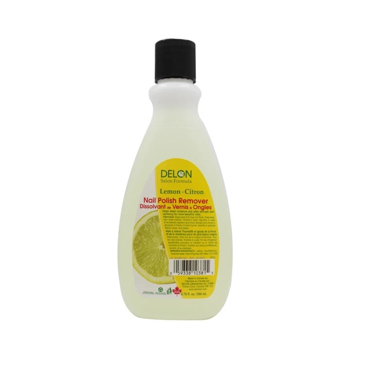 Delon Nail Polish Remover 200ml lemon