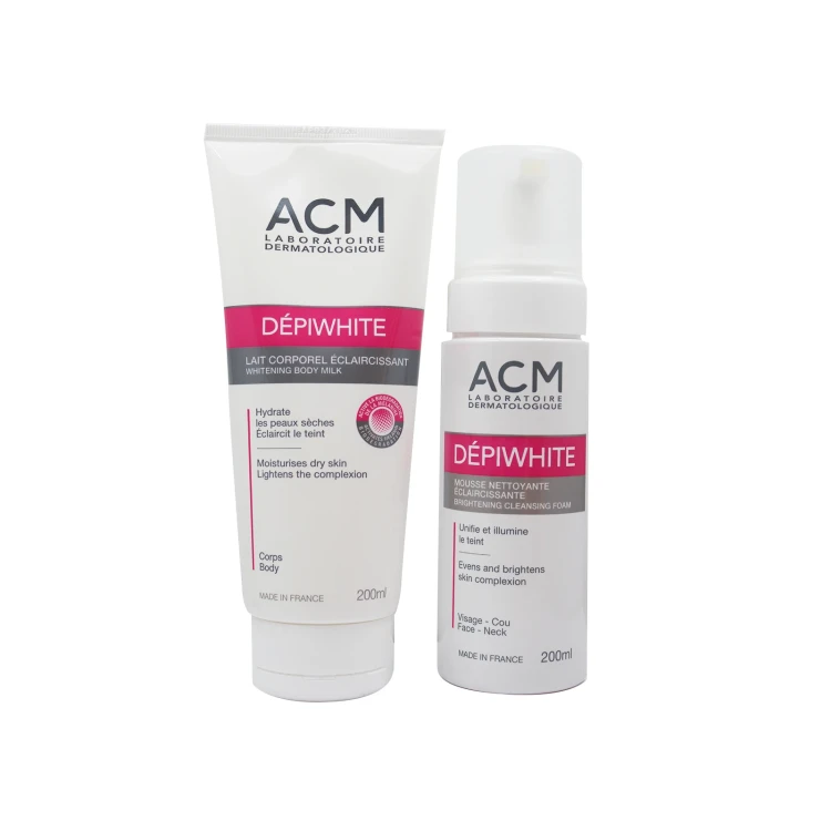 ACM Depiwhite SET19 (Depiwhite Body Milk   Foaming gel)