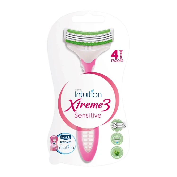 Schick Intuition Xtreme 3 Sensitive 4 Razor