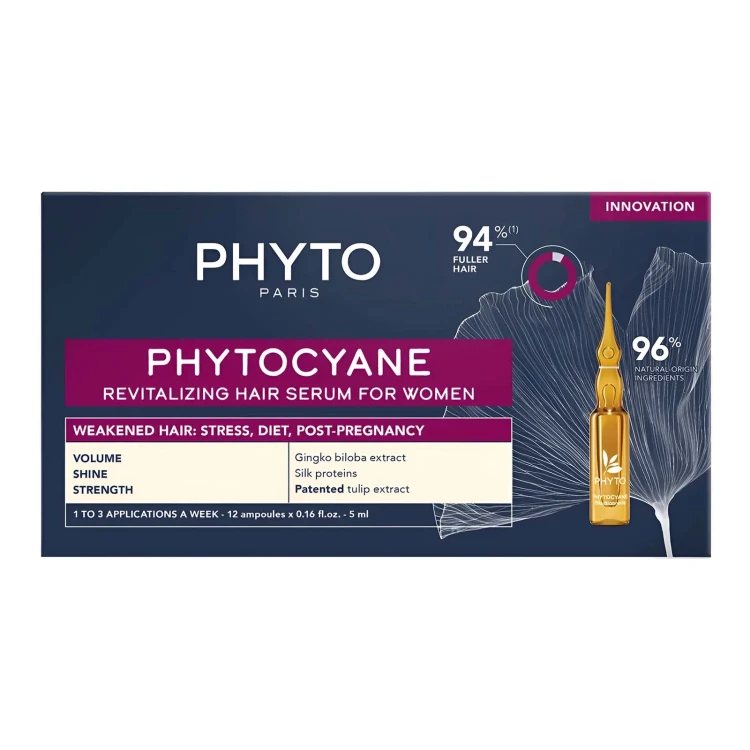 Phyto Phytocyane Anti Hair Loss Ampoules for women 12 x 5ml