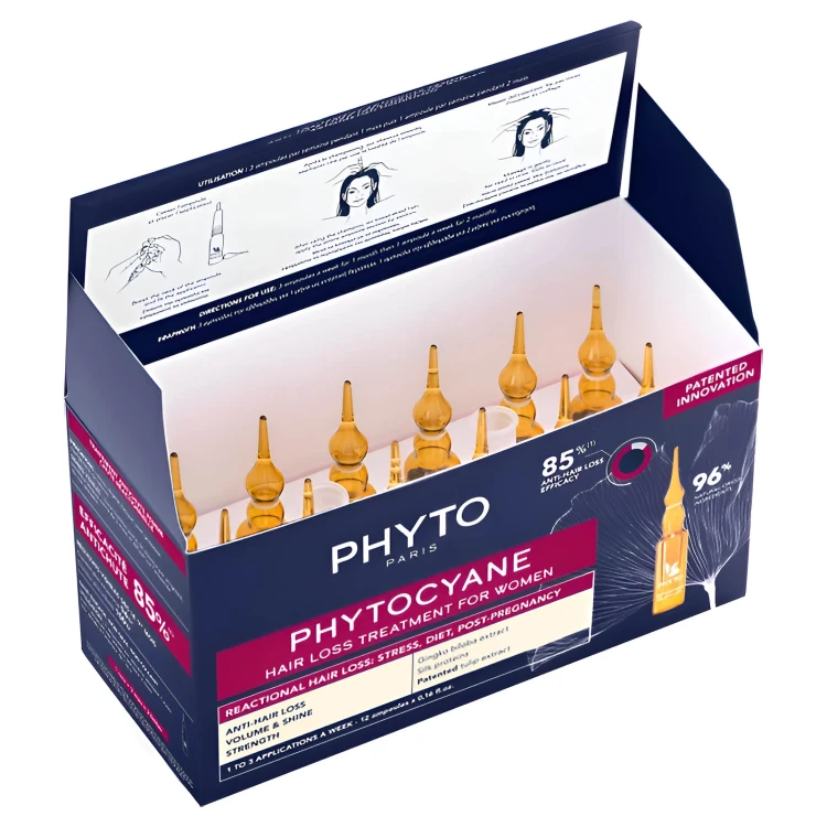 Phyto Phytocyane Anti Hair Loss Ampoules for women 12 x 5ml