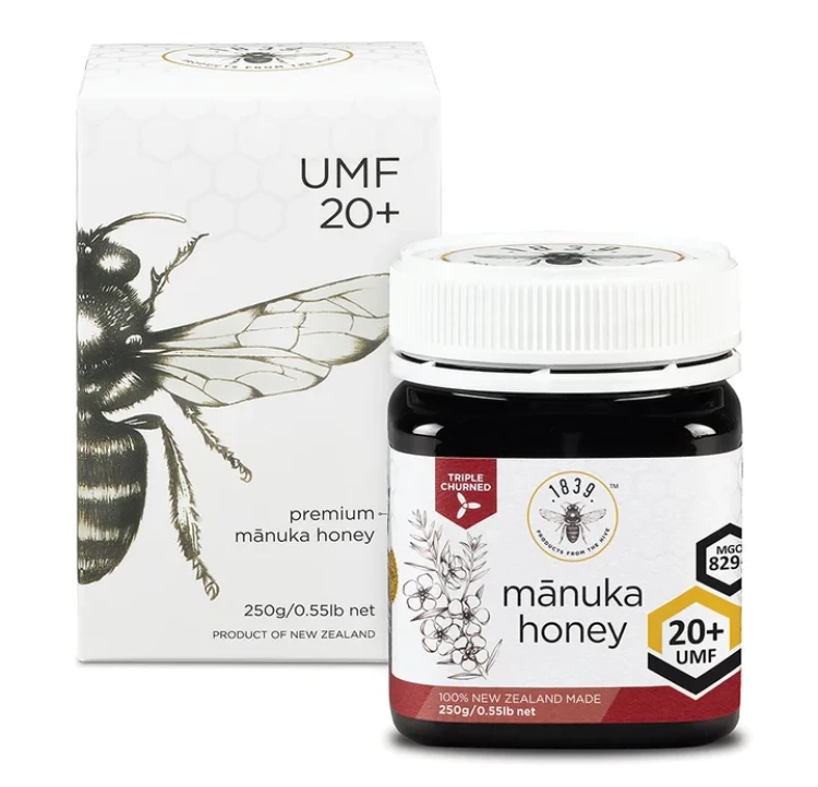 MANUKA HONEY UMF20+ 829MGO 250GM