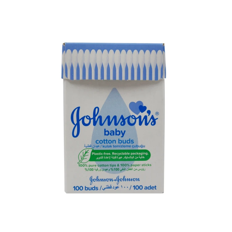 جونسون بيبي  100 عود قطني