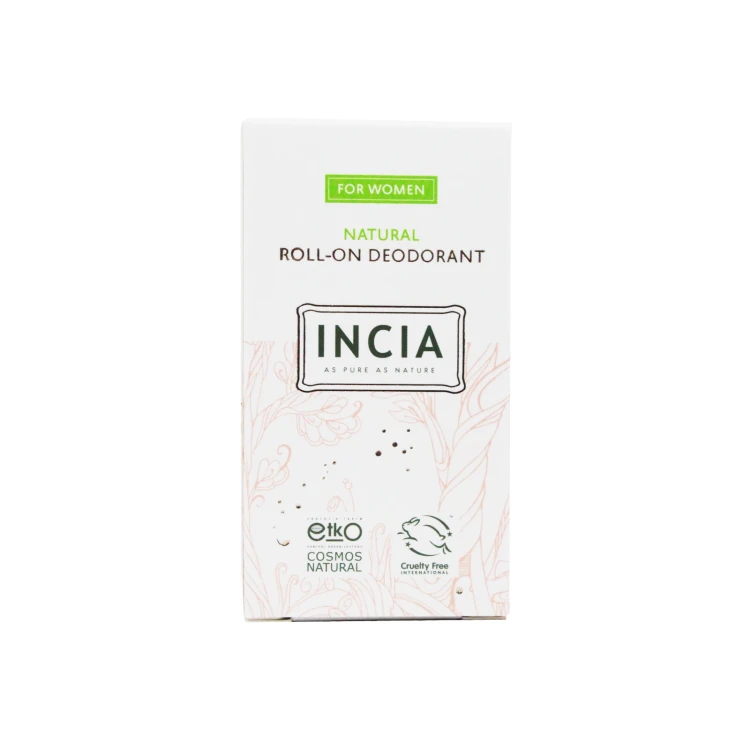INCIA Natural Roll-on Deodorant For WOMen 50ML