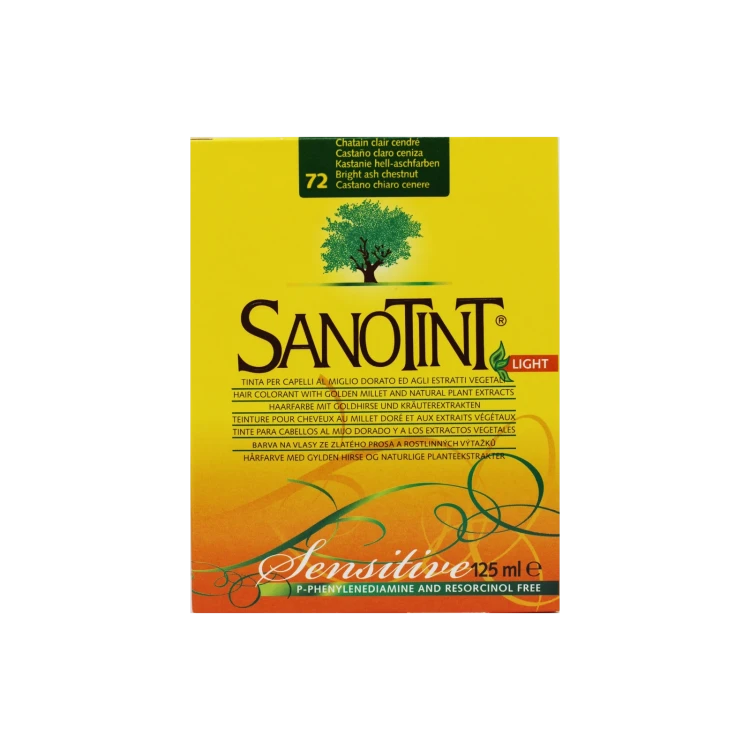 Sanotint Hair Color 72 BRIGHT ASH CHESTUNT