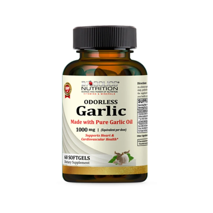 BIOBOLICS Garlic Odorless 1000mg 60'S softgels