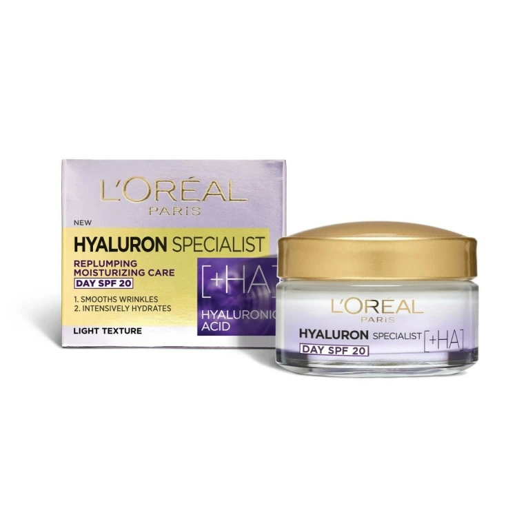 Loreal Hyaluron EXPORT Replumping Moisturzing care Day SPF20 50ML