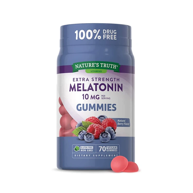 NATURE'S TRUTH MELATONIN 10MG GUMMIES 70'S