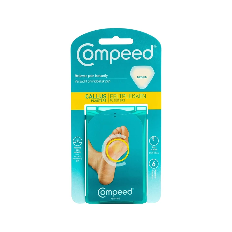 COMPEED Callus PLASTERS Relieves Pain instantly MEDIUM 6'S