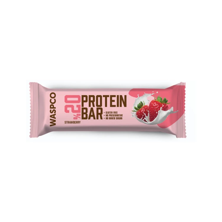 WASPCO STRAWBERRY PROTEIN BAR 40GM