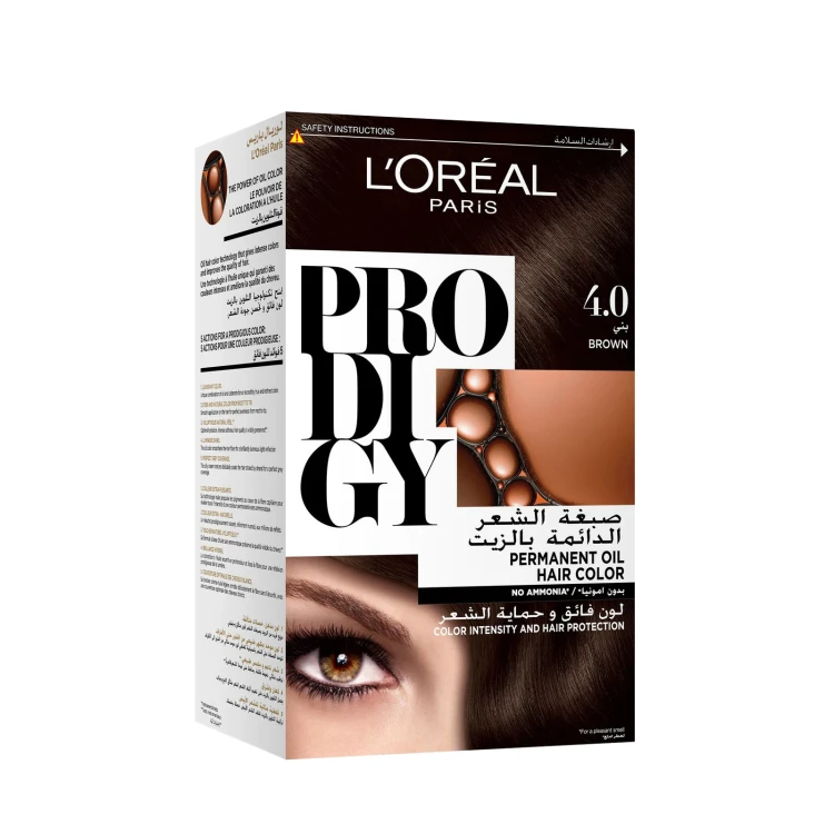 Loreal PRODIGY Hair Colour NO'4 Brown