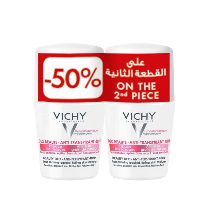 VICHY DEODARENT 50ML BEAUTY OFFER KIT 2'S