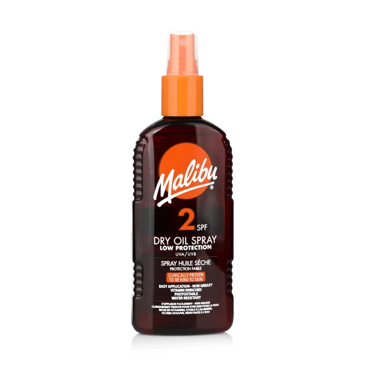 Malibu Spf 2 Dry Oil Spray 200ML