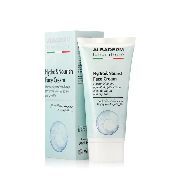 ALBADERM Hydro & Nourish Moist Face Cream ideal For Normal And Dry Skin 50ML