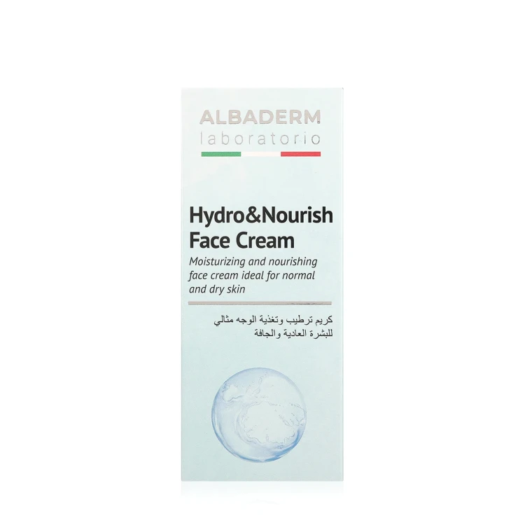 ALBADERM Hydro & Nourish Moist Face Cream ideal For Normal And Dry Skin 50ML