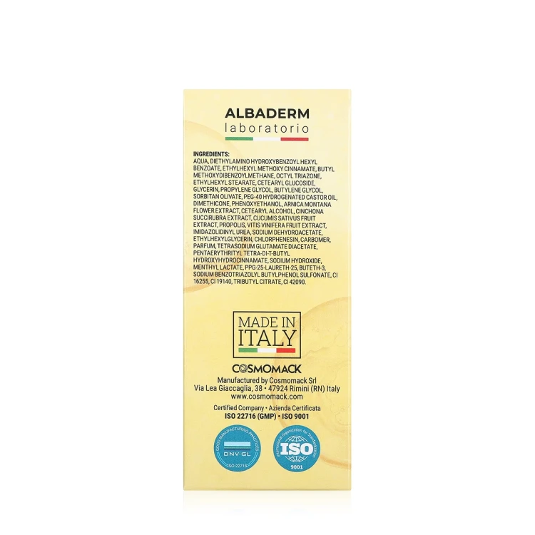 ALBADERM Sunblock SPF 50 Cream ideal For Combination And Oily Skin 50ML