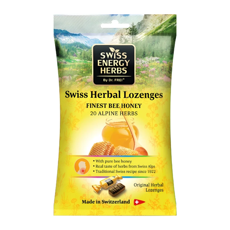 SWISS HERBAL Honey Lozenges 13'S 55GM