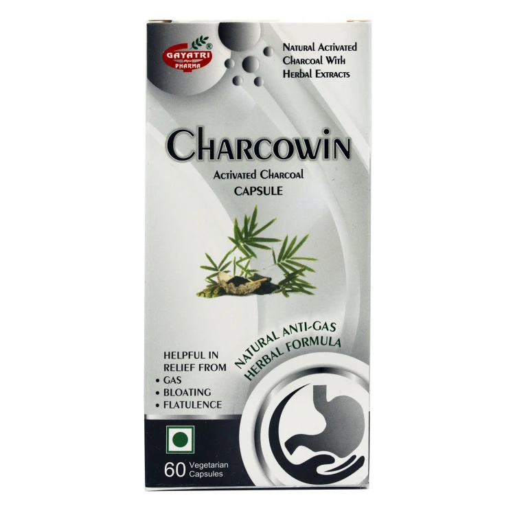 Charocowin Activated Charcoal 60 Capsules